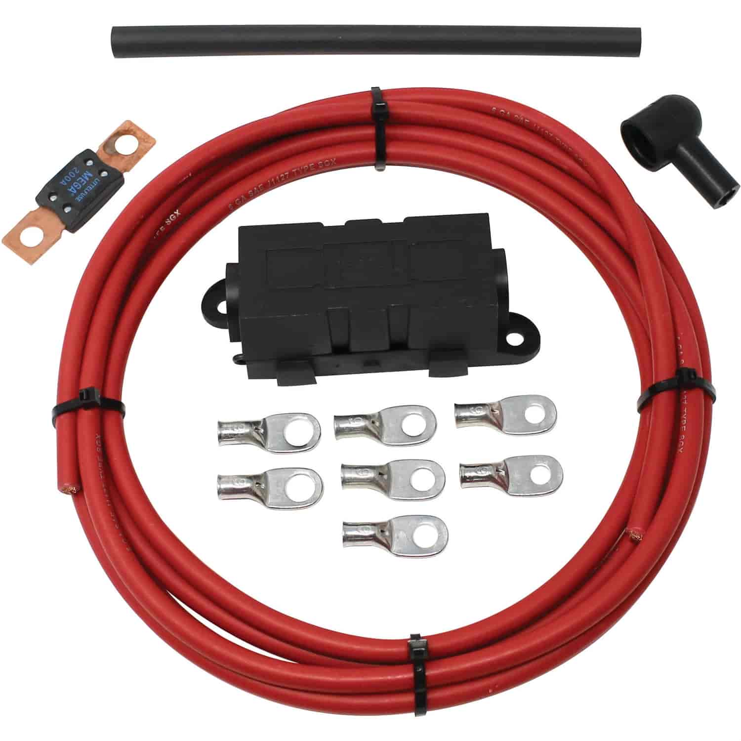 American Autowire 510475: Alternator Connection Kit [6 Gauge Wire] - JEGS