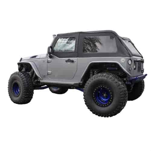 Black Diamond Bowless Soft Top for 2007-2017 Jeep