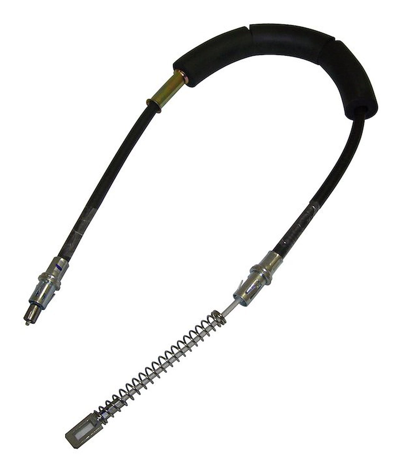 RT31020 Left Rear Parking Brake Cable for 1987-1990 Jeep YJ Wrangler w/ Rear Disc Conversion; 32.75" Long