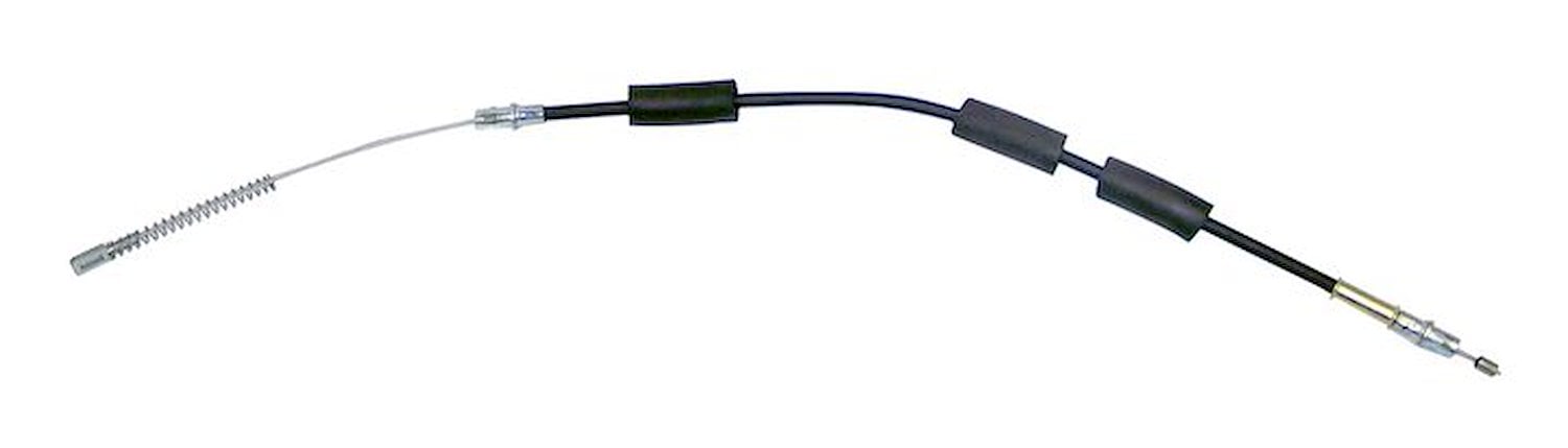 RT31022 Left Parking Brake Cable for 1991-1995 Jeep YJ Wrangler w/ Rear Disc Conversion; 37.5" Long