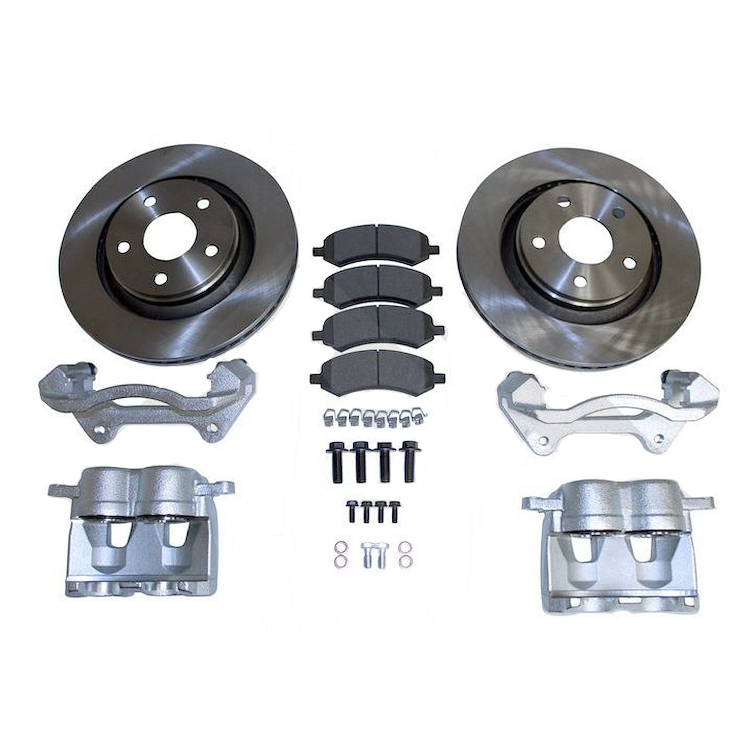 RT31046  Front Big Brake Kit with 13" Vented Rotors & Dual Piston Calipers for 2007-2018 Jeep JK Wrangler