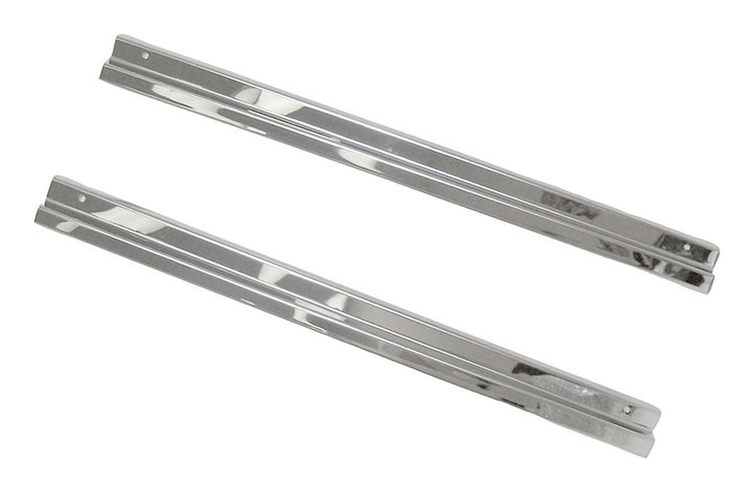 RT34053 Polished Stainless Steel Entry Guard Set for 1997-2002 Jeep TJ Wrangler; Includes 2 Guards