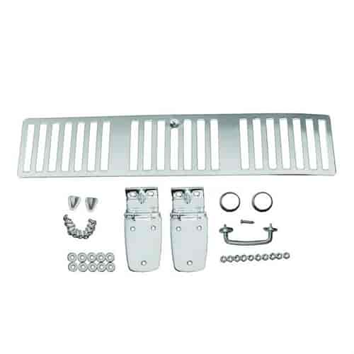 Complete Stainless Steel Hood Set for 1997 Jeep Wrangler