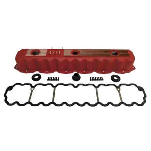 Red Valve Cover Kit for 1993-2004 Jeep 4.0L