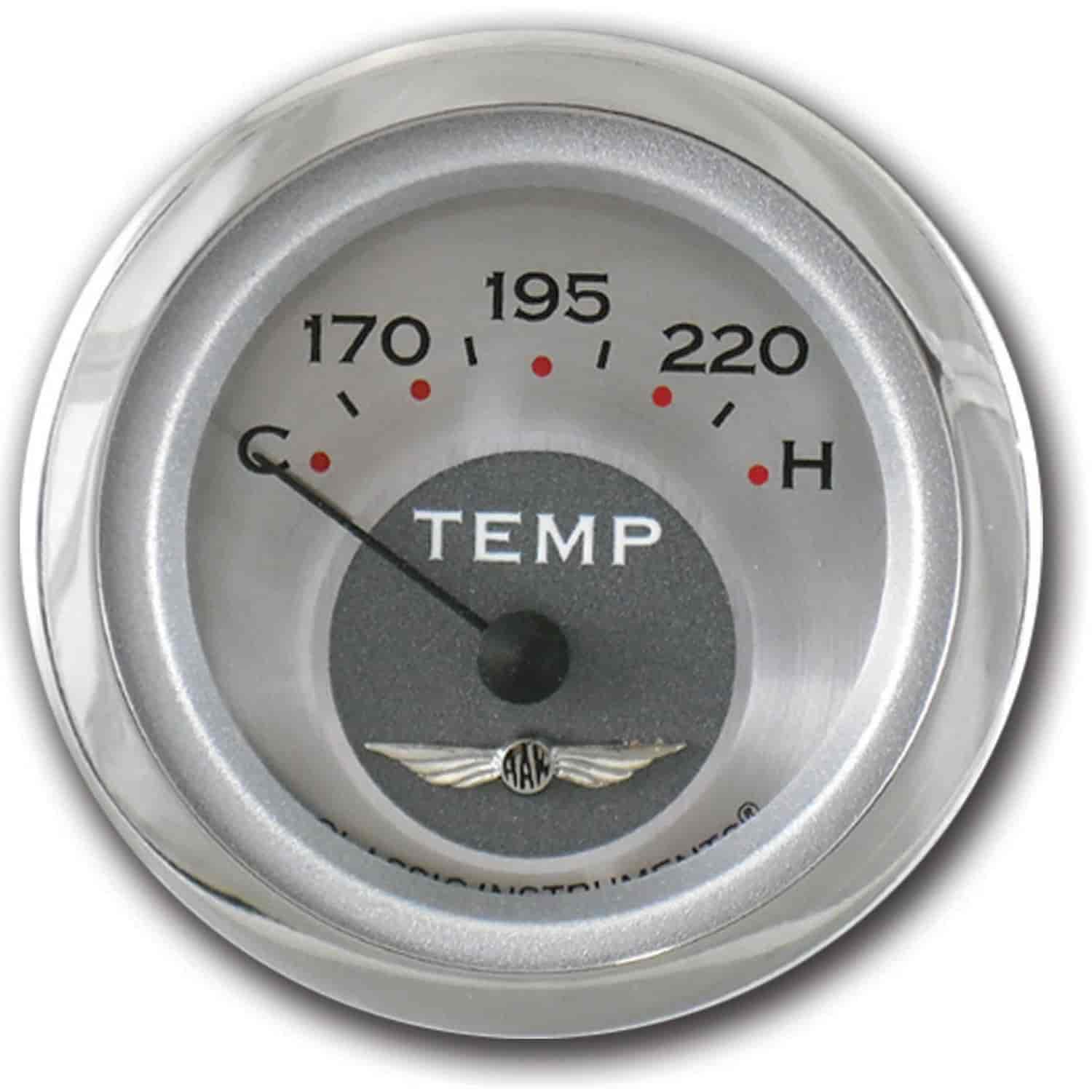 All American Series Water Temperature Gauge 2-1/8" Electrical