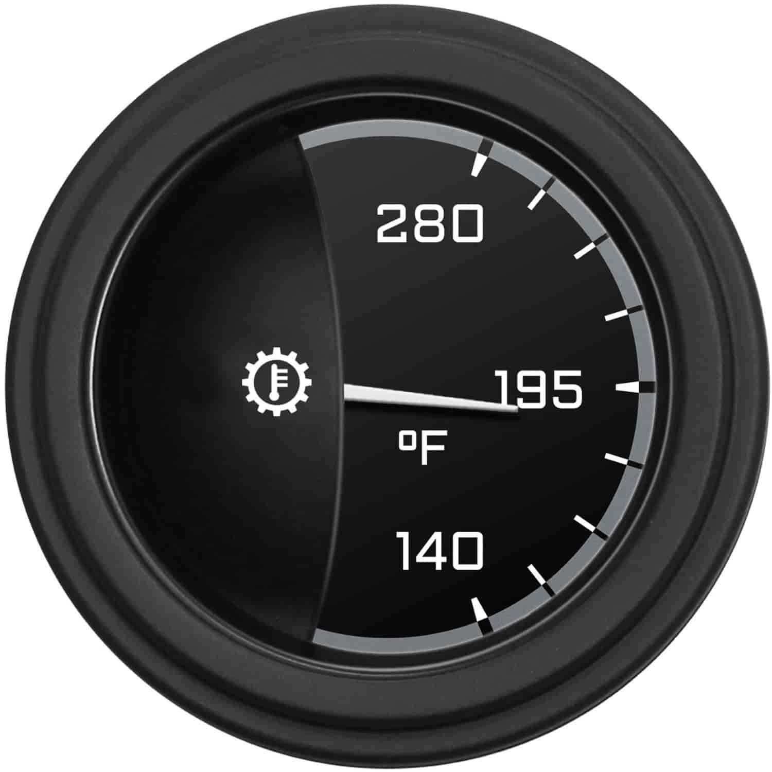 Gray AutoCross Series Transmission Temperature Gauge 2-1/8" Electrical
