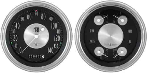 All American Tradition Series Gauge Package 1951-52 Chevy Car Includes: