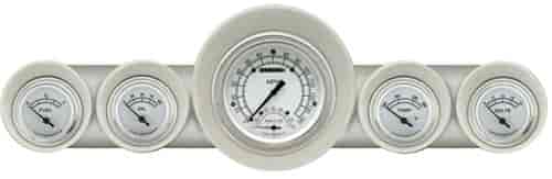 Classic White Series Gauge Package 1959-60 Full-Size Chevy Includes: