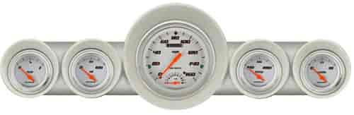 Velocity Series White Gauge Package 1959-60 Full-Size Chevy Includes:
