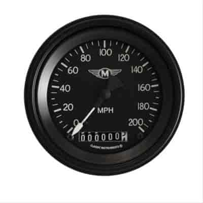 Moal Bomber Series Speedometer 3-3/8" Electrical