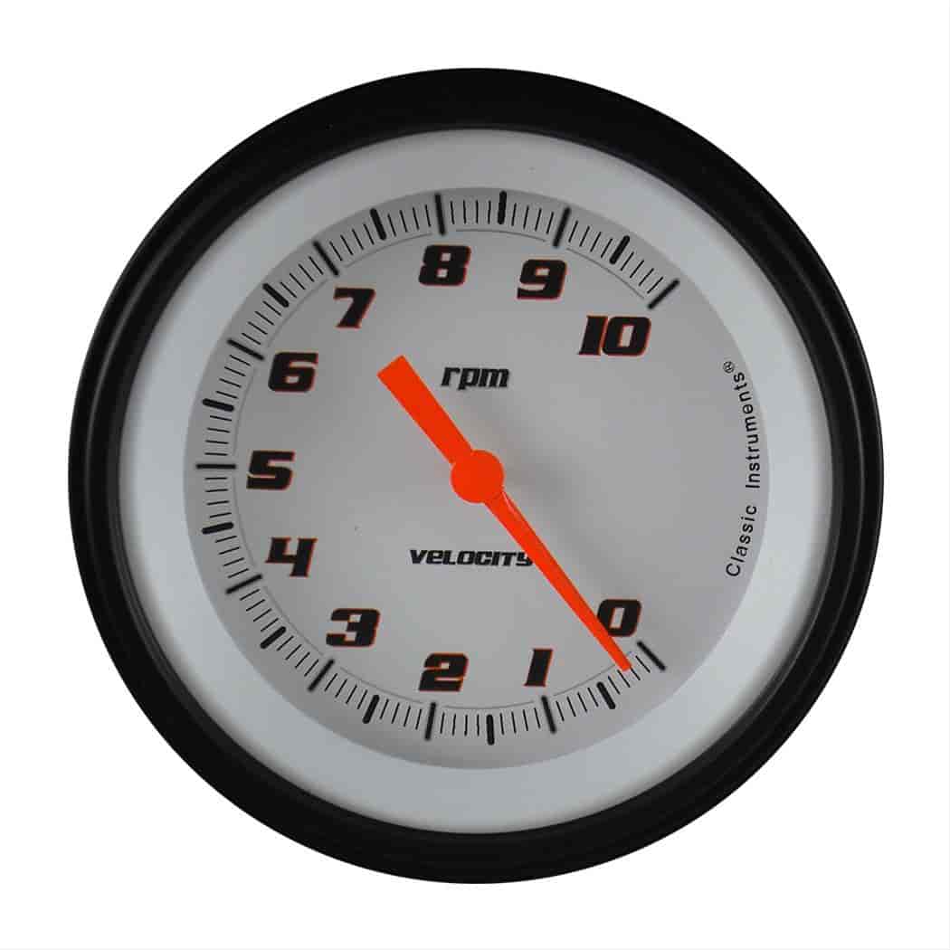 Velocity White Series Tachometer 3-3/8" Electrical