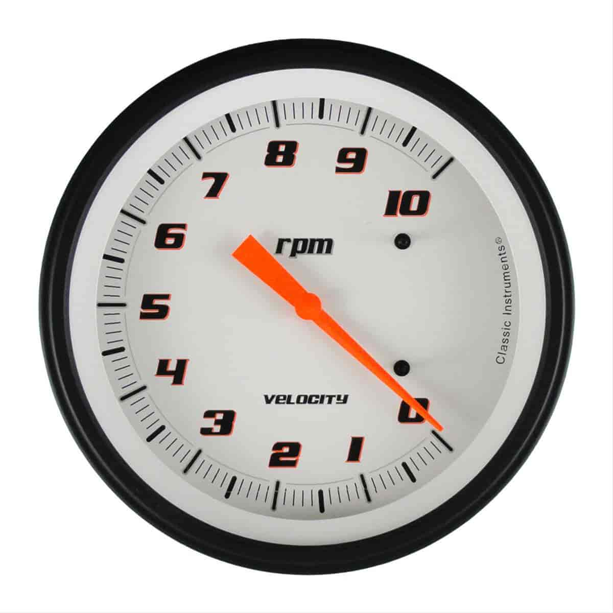 Velocity White Series Tachometer 4-5/8" Electrical