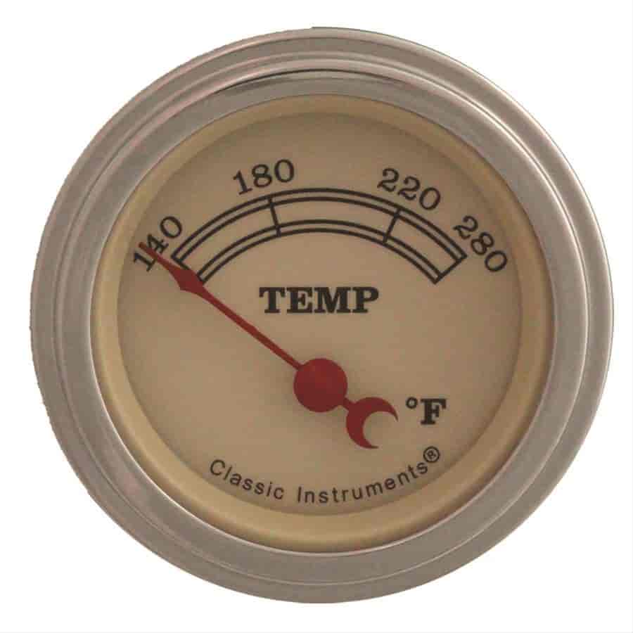 Vintage Series Water Temperature Gauge 2-1/8" Electrical
