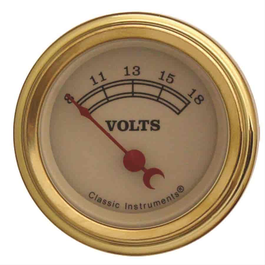 Vintage Series Voltmeter 2-1/8 in. Electrical