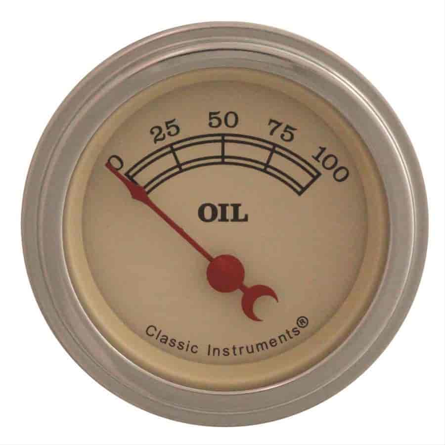 Vintage Series Oil Pressure Gauge 2-1/8