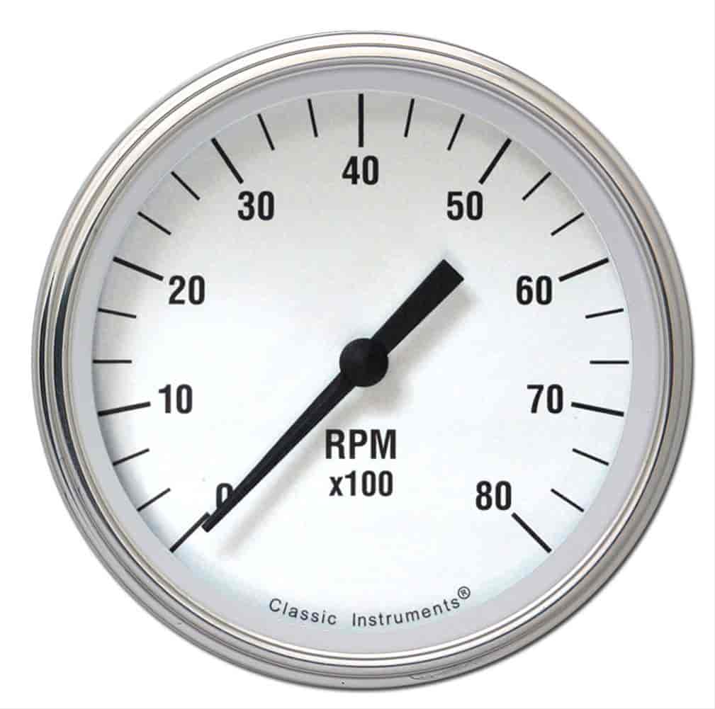 White Hot Series Tachometer 3-3/8" Electrical