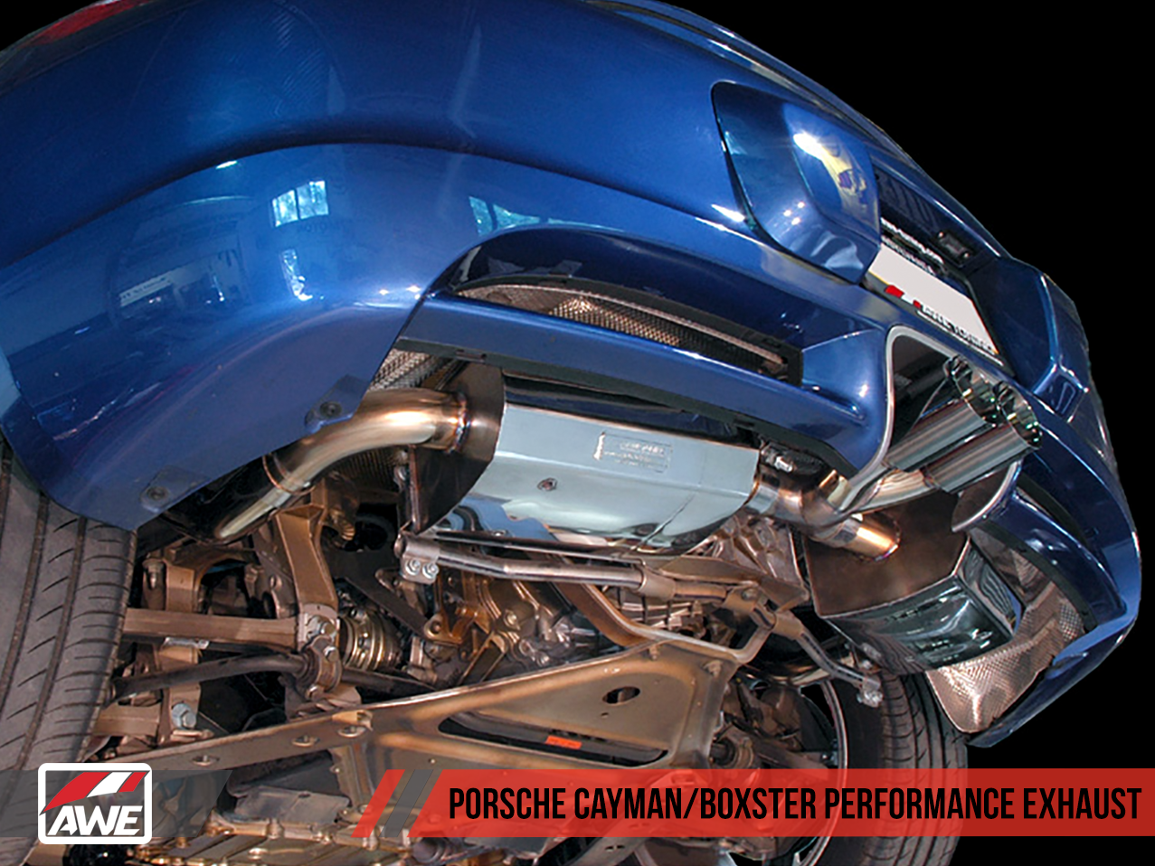 Performance Muffler for Porsche 987 Cayman/S, Boxster/S