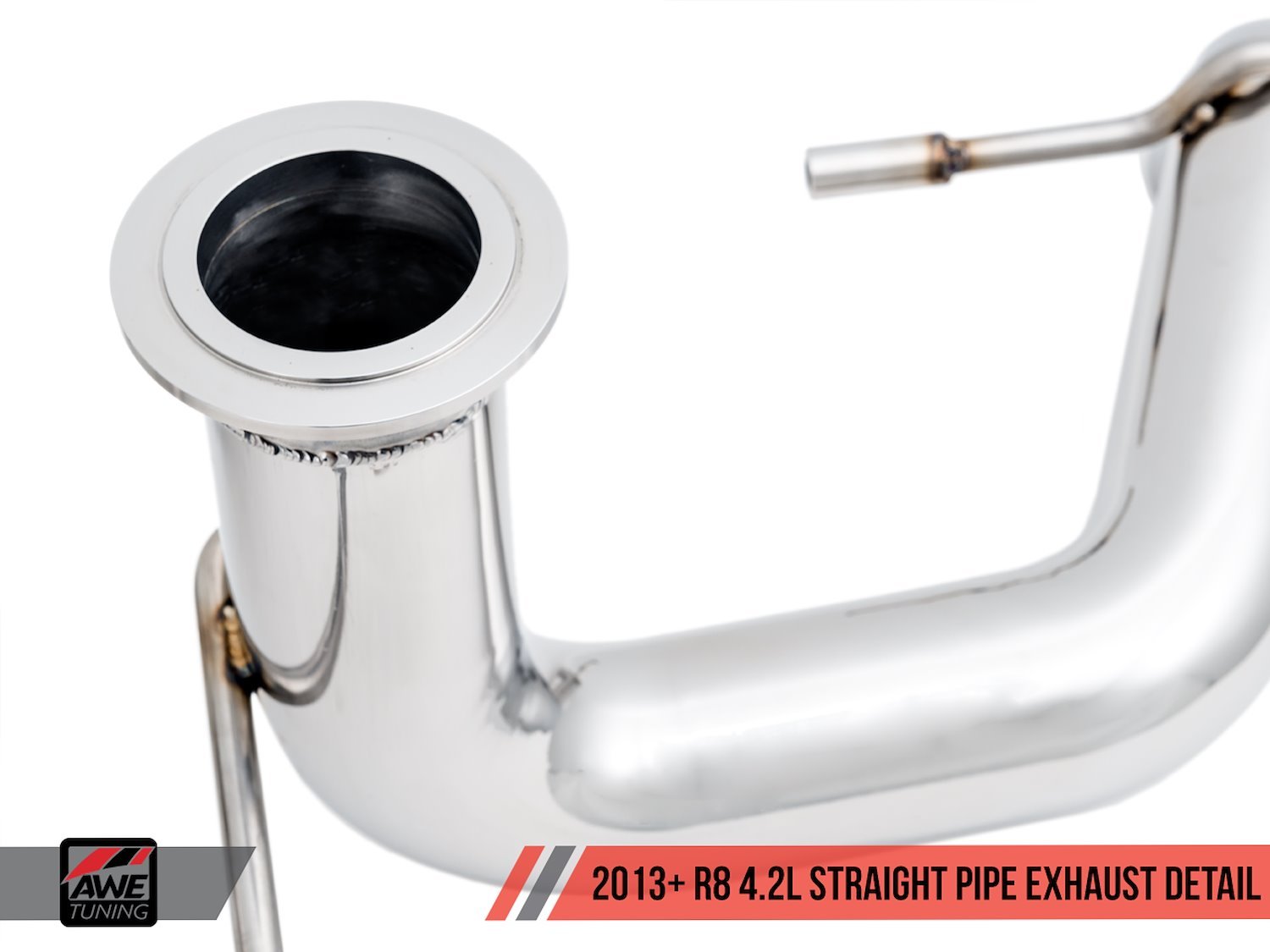 Straight Pipe Exhaust Audi R8 4.2L (2014-15)