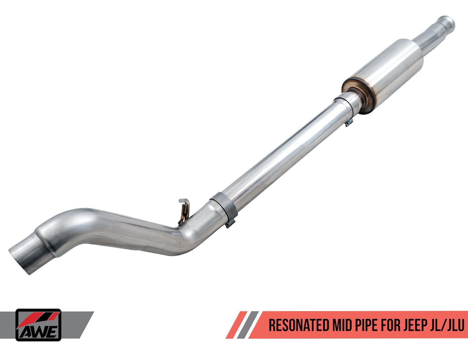 Resonated Mid Pipe for Jeep JL/JLU 3.6L