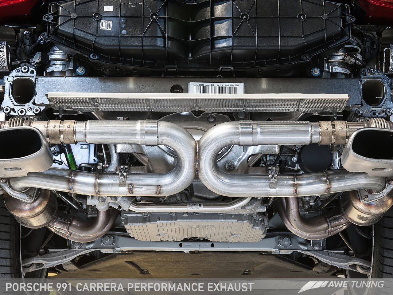 Performance Exhaust for 991 Carrera - Use Stock Tips