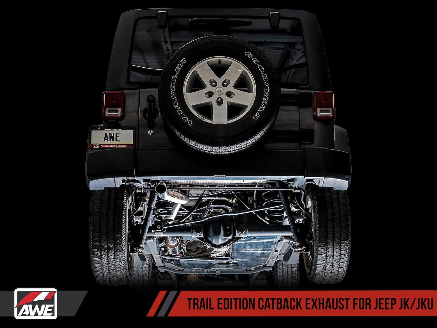 Trail Edition Cat-back Exhaust for Jeep JK/JKU 3.6L