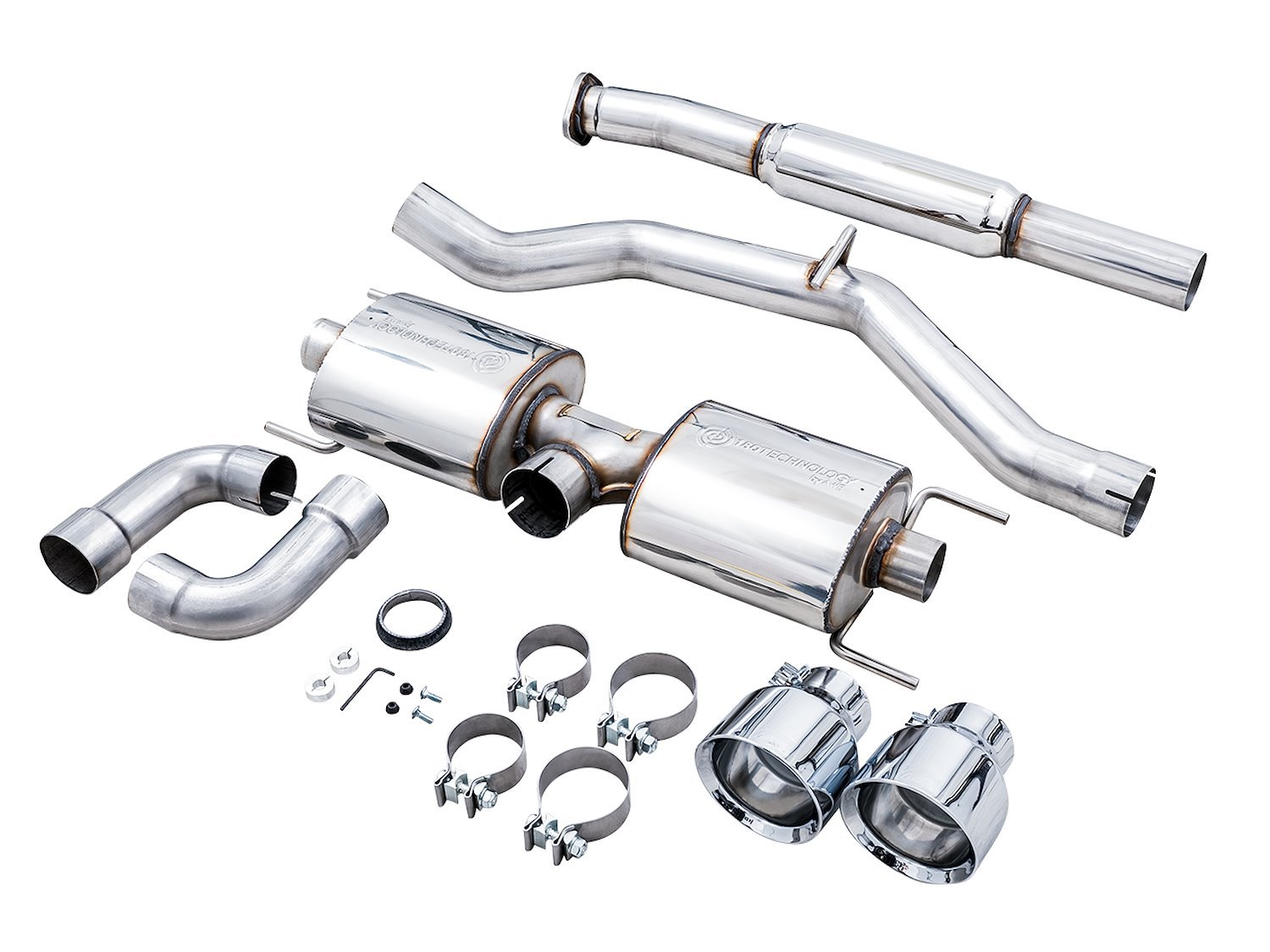 AWE Touring Edition Exhaust for Subaru BRZ / Toyota GR86 / Toyota 86 / Scion FR-S - Chrome Silver Tips