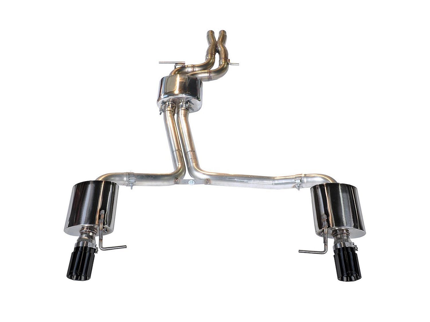 AWE Touring Edition Exhaust for Audi C7 A6 3.0T - Dual Outlet, Diamond Black Tips