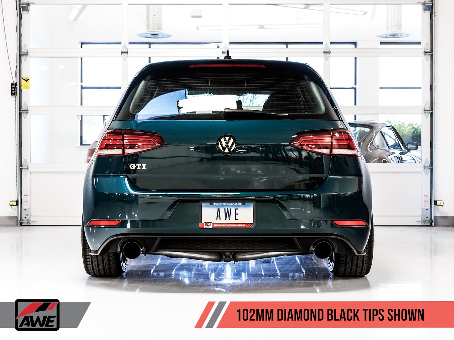 AWE Touring Edition Exhaust for VW MK7.5 GTI - Diamond Black Tips