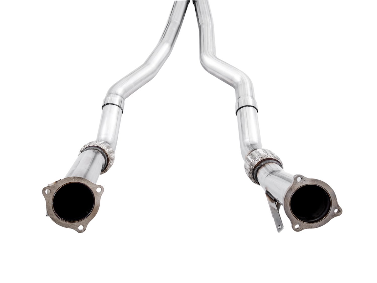 AWE Track Edition Exhaust for Audi B9 RS 5 Sportback - Resonated for Performance Catalysts - Diamond Black RS-style Tips