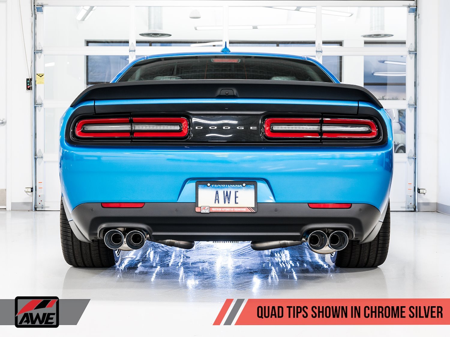 AWE Track Edition Exhaust for 15+ Challenger 6.4