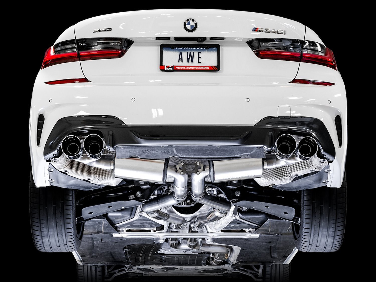 AWE Resonated Touring Edition Exhaust for G2X M340i