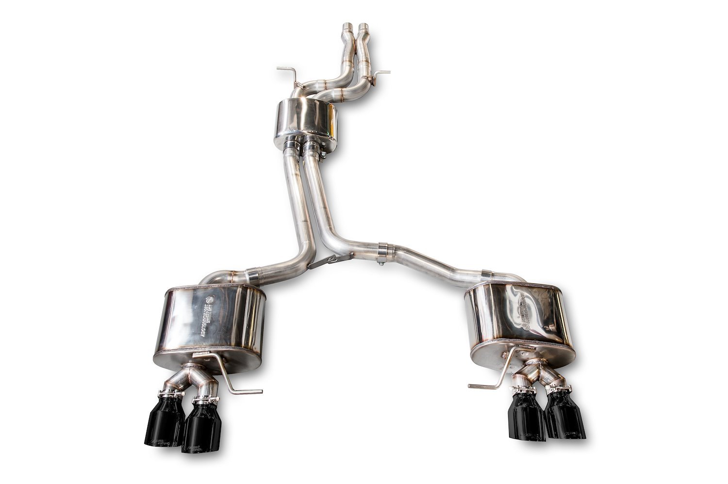 AWE Touring Edition Exhaust for 8R SQ5 - Quad Outlet, Diamond Black Tips
