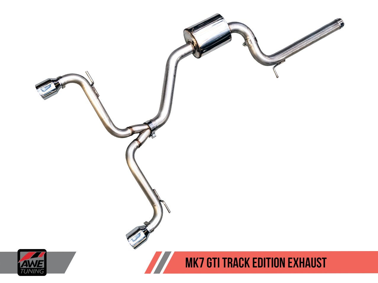 AWE Track Edition Exhaust for VW MK7 GTI