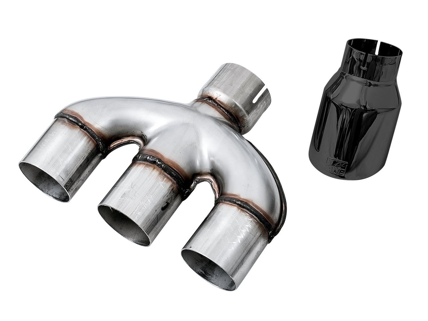 AWE Track Edition Exhaust for 10th Gen Civic Si Coupe / Sedan (includes Front Pipe) - Triple Diamond Black Tips