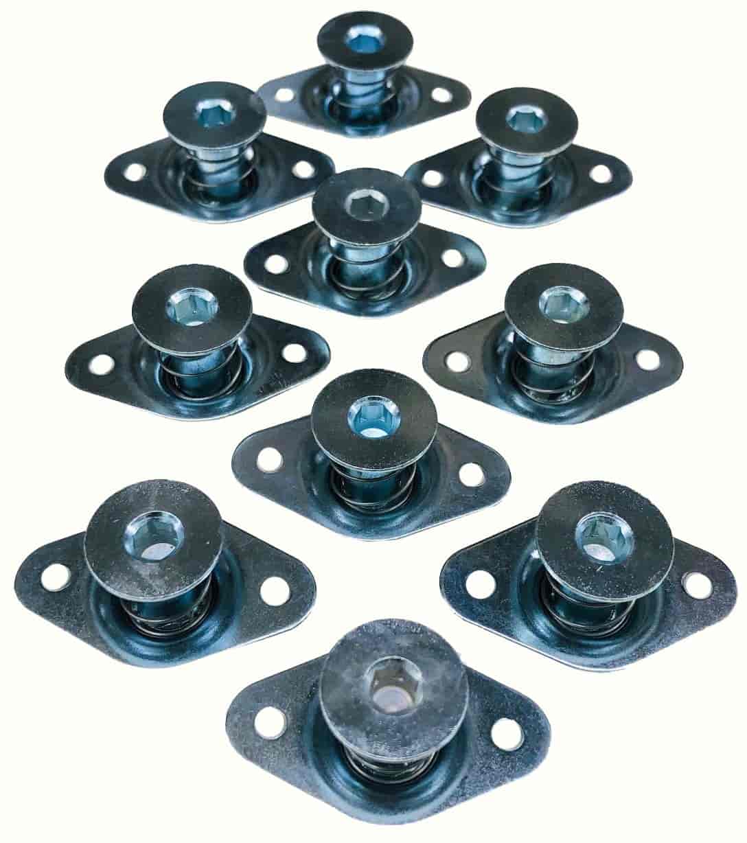 Self-Ejecting Quarter-Turn DZUS Button Fasteners Hex Head, 5/16