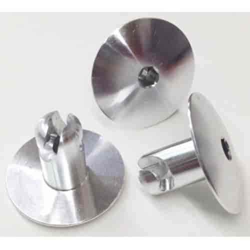 Quarter-Turn Hex Fasteners Head: Oversized Dome Style