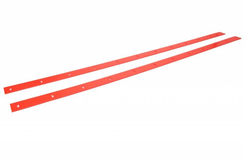 Lower Nose Wear Strip for ABC Nextgen Race Car Body [Red, Plastic]