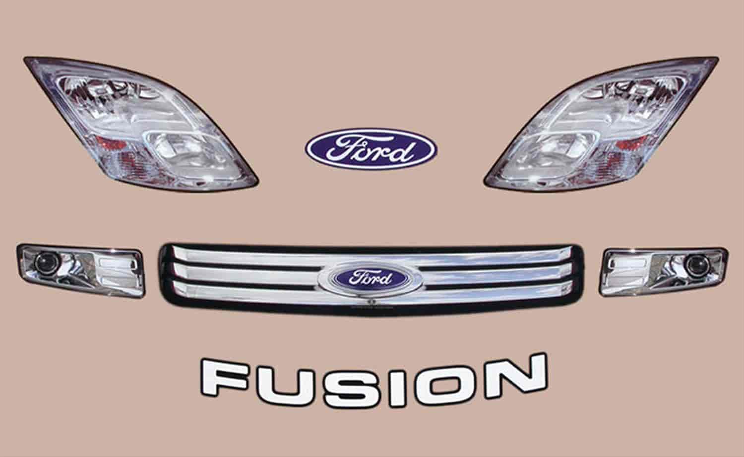 FIVESTAR Front Nose ID Decal Kit – For Ford Fusion 2012 Short Track #590-410-ID