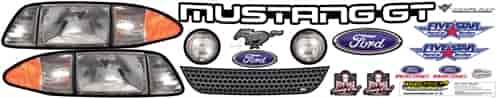 Nose ID Graphics Kit Ford Mustang Mini Stock