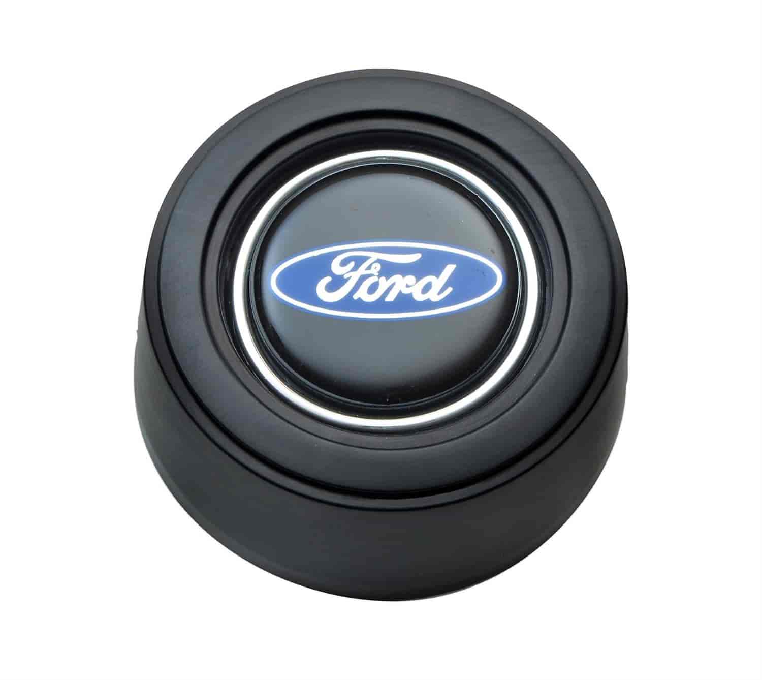 GT3 Hi-Rise Ford Oval Color Horn Button Black Anodized