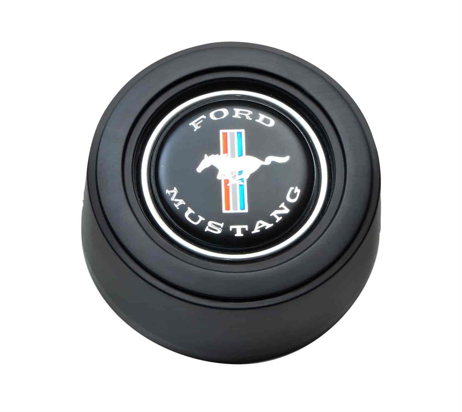 GT3 Hi-Rise Mustang Color Horn Button Black Anodized
