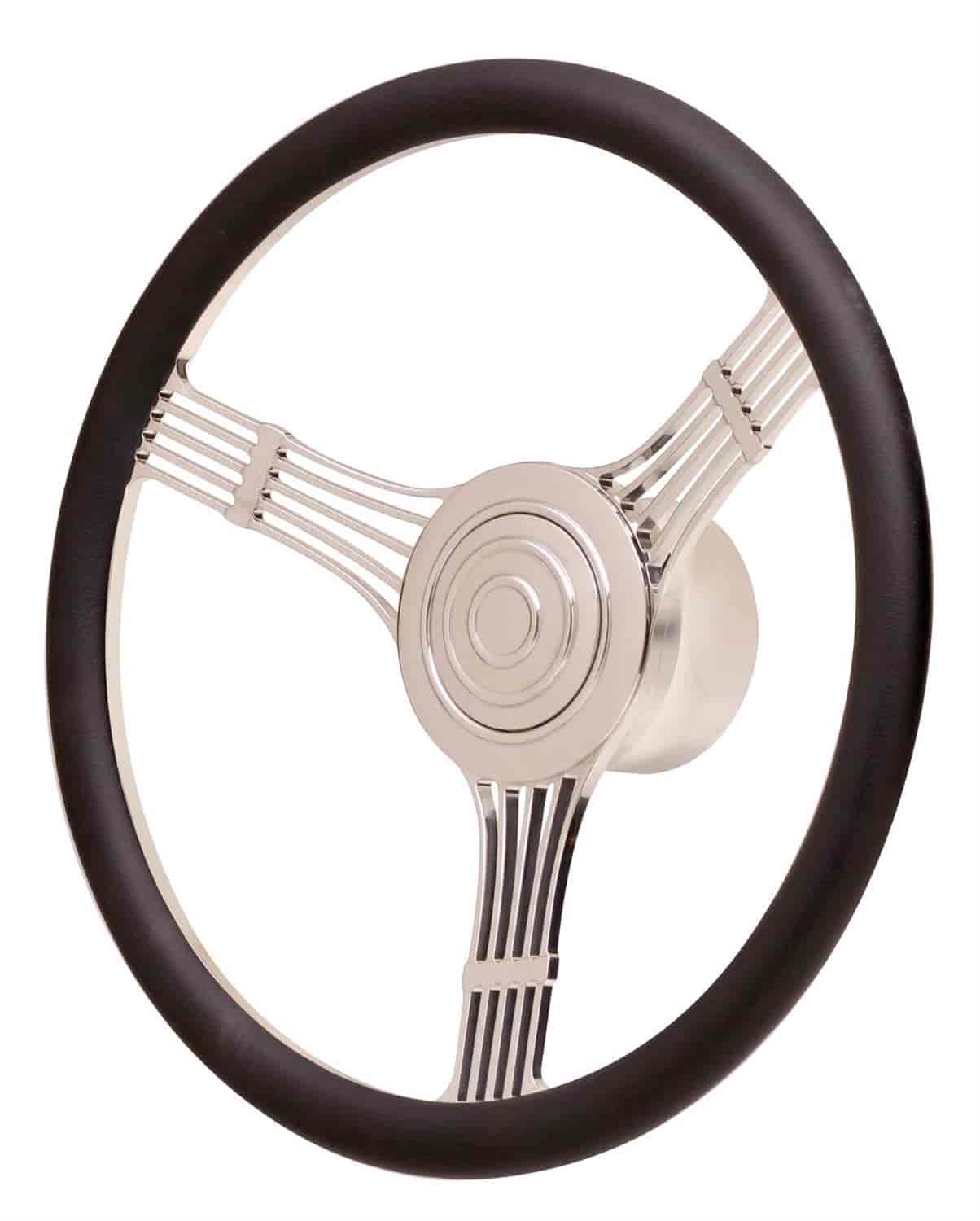 GT Retro Banjo Leather Steering Wheel Diameter: 15.5