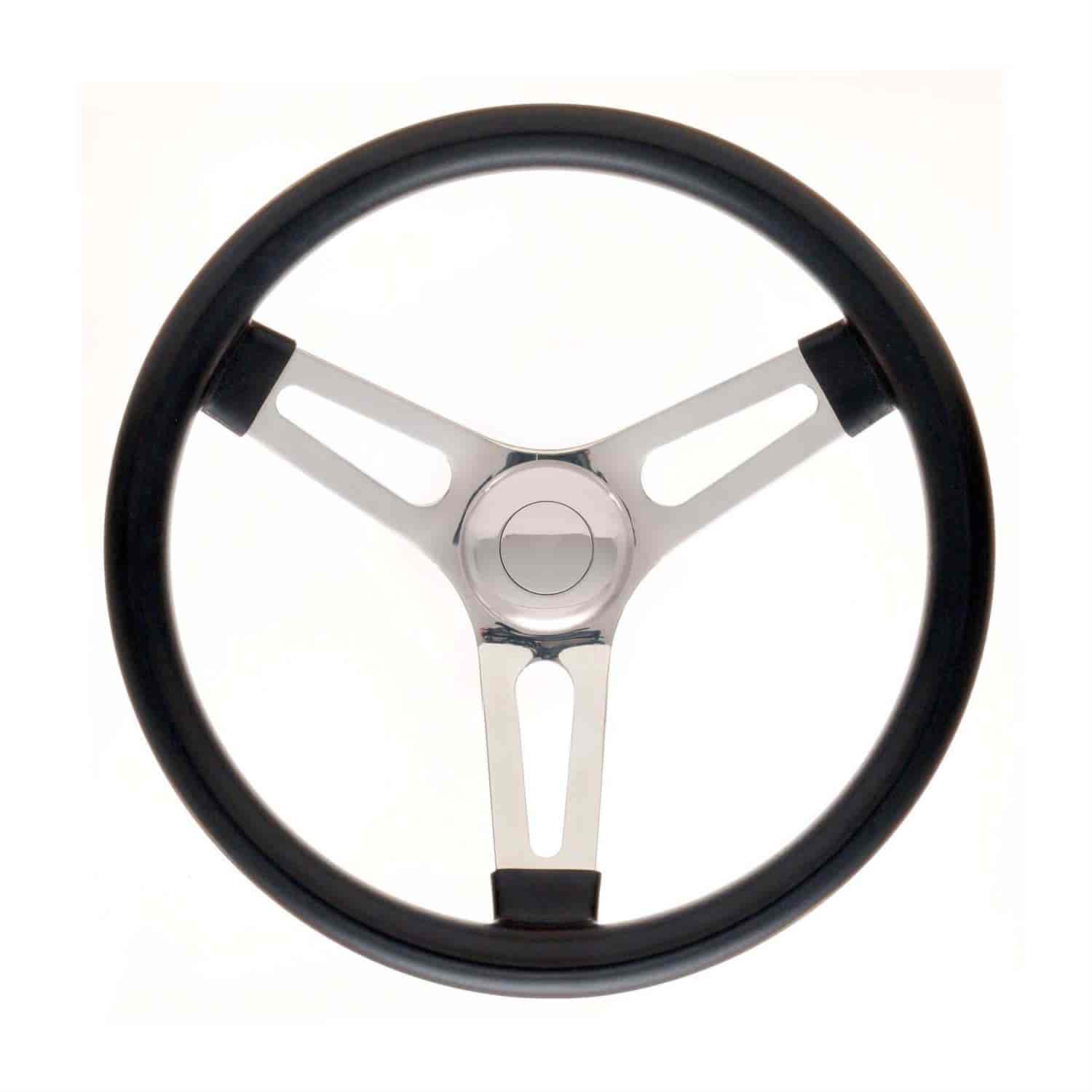 GT3 Competition Style Symmetrical Foam Steering Wheel Diameter: 15"