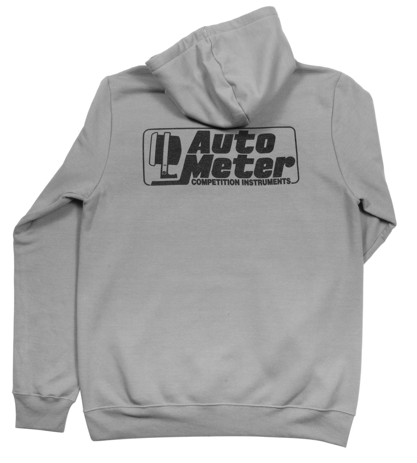 0449M PULLOVER HOODIE; ADULT MEDIUM; GRAY; COMPETITION
