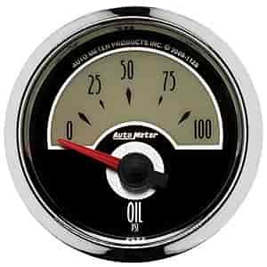 Cruiser Oil Pressure Gauge 2-1/16