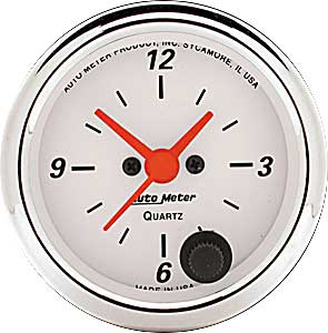 Arctic White Clock 2-1/16" Electrical