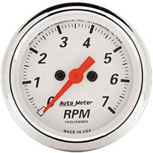 Arctic White Tachometer 2-1/16" Electrical