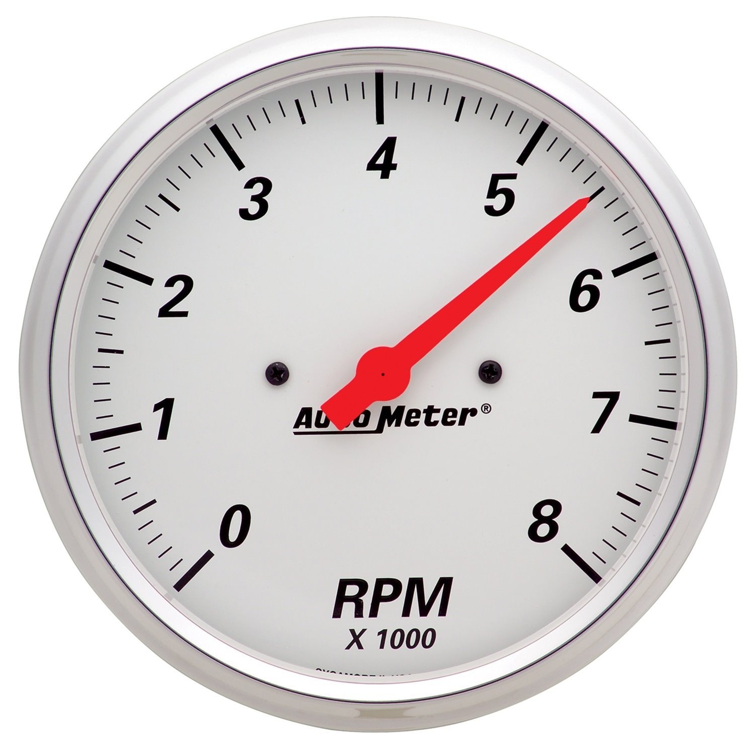 Arctic White Tachometer 5