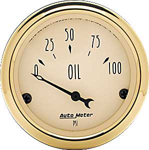 Golden Oldies Oil Pressure Gauge 2-1/16" Electrical