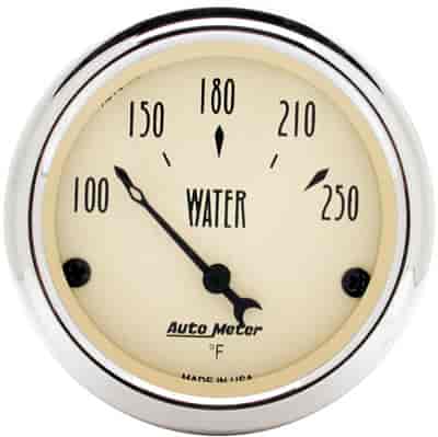 Antique Beige Water Temperature Gauge 2-1/16